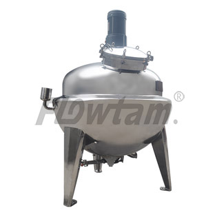 Gas heating cooking kettle